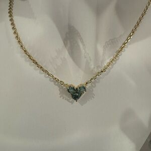 NWT Kendra Scott Gold Heart Pendant Necklace
